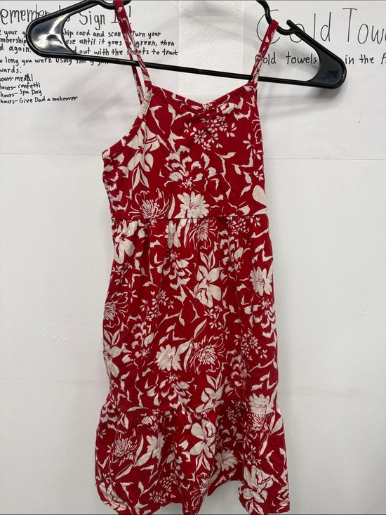 Old Navy Other - Old Navy Red and White Floral Mini Sundress